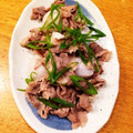 おたく！'s cooksnap of when they made 里いもとねぎと牛しゃぶのサラダ.