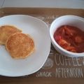 Cocose's cooksnap of when they made お豆腐パンケーキでお腹を満たさる.