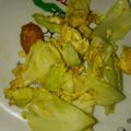 たくじろうさんたろう's cooksnap of when they made キャベツとウインナーのカレーマヨ炒め.