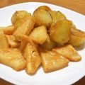 まゆみ母ちゃん's cooksnap of when they made 新ジャガ小芋と筍のこってり味噌炒め.