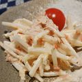 comomuz's cooksnap of when they made 梅マヨ♪大根ツナサラダ.
