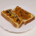 まんまるまうちゃん's cooksnap of when they made かぼちゃの煮物で☆２つのトースト.