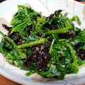 クックZTZ10H☆'s cooksnap of when they made ほうれんそうとのりのごま和え.
