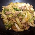 snowy08's cooksnap of when they made 豚肉と白菜のポン酢炒め.