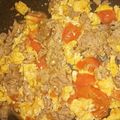 とろーるる's cooksnap of when they made ＊豚肉とトマトの卵炒め＊.