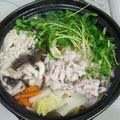 waka-87's cooksnap of when they made 豚と白菜のシンプル鍋.