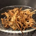 888シュシュ888's cooksnap of when they made 簡単！便秘解消にも！ごぼうチップス.