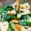 ハル0401's cooksnap of when they made 簡単節約♡きゅうりとちくわのマヨわさぽん.