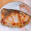 mimiねこ's cooksnap of when they made ぶりの漬け焼き♪酒かすと味噌で♪.