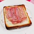 クックZBAY7G☆'s cooksnap of when they made 【だけシリーズ】ベーコントースト.