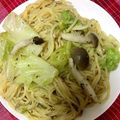 クック9B233N☆'s cooksnap of when they made 簡単！しめじときゃべつのアンチョビパスタ.