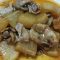 mayupiyo's cooksnap of when they made 大根と豚バラの炒め煮.