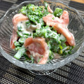 もりはん's cooksnap of when they made 菜の花とスモークサーモンのマスタード和え.