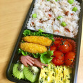 ひろママ✴︎'s cooksnap of when they made 青菜の混ぜご飯の素で玉子焼き！.
