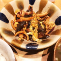 OKing's cooksnap of when they made イカ茄子卵のオイスター炒め.