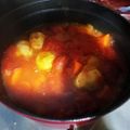 runananana's cooksnap of when they made staubでチキン無水カレー.