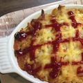 りりーまん's cooksnap of when they made ☆絶品☆ハンバーグ×ポテサラグリル.