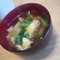 レオン犬's cooksnap of when they made 茄子と玉子のお吸い物.