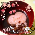 いずぅとゆーま's cooksnap of when they made 井村屋あずきでつくるやさしいお汁粉.