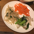 チキチキッチン's cooksnap of when they made 人参もやし小松菜の3種ナムル✨.