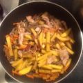 やのか's cooksnap of when they made さつまいもの五目金平.