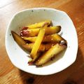 はるぴーのママ's cooksnap of when they made レンジで簡単焼き大学芋.