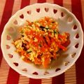 Toccomama's cooksnap of when they made ☆無限人参☆人参いり豆腐no玉子とじ.