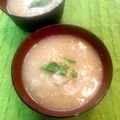 くまんぼう's cooksnap of when they made ポッカポカ！レンコンのすり流し汁.