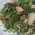 akie♪'s cooksnap of when they made ササッと一品！豆苗のたらこじゃこ炒め！.