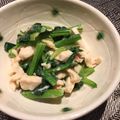 にことん's cooksnap of when they made 小松菜とゆで鶏のスイチリごま和え.