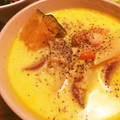 あーsan622's cooksnap of when they made ハロウィンに♪大豆とかぼちゃの和風スープ.