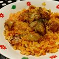 Akosua's cooksnap of when they made 基本のチキンライス.