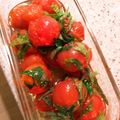 かにゃたろう's cooksnap of when they made さっぱり！ミニトマトのマリネ.