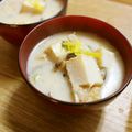 ＊実月＊'s cooksnap of when they made かぶと厚揚げときのこの白いごま味噌汁.