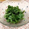 クックMTXZ6L☆'s cooksnap of when they made 春菊スピードごま和え サラダ風.