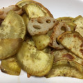 きよやよ's cooksnap of when they made 蓮根とさつまいもの塩にんにく炒め♪.