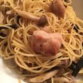 筋肉リズミカル's cooksnap of when they made 米油活用！きのこと鶏の和風ぱすた.