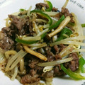 ゆたまみ's cooksnap of when they made 牛肉ともやしのオイスター炒め♡.
