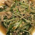 angelatte's cooksnap of when they made みずなとえのきのオイスターソース炒め.