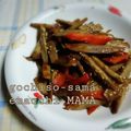 えまっちママ's cooksnap of when they made 麺つゆdeきんぴらごぼう.