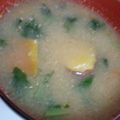 はっぴーはりぼ's cooksnap of when they made 簡単！１人だけ胡麻風味味噌汁.