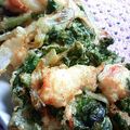 watyami's cooksnap of when they made 一足早く春の味♡大根の葉のかき揚げ.