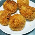 納豆娘。's cooksnap of when they made パスタリメイク★揚げないライスコロッケ.