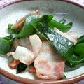 watyami's cooksnap of when they made ※九条ネギとザーサイのピリ辛炒め.
