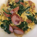 クックXDYYKY☆'s cooksnap of when they made 簡単！ほうれん草とウインナーの卵炒め.