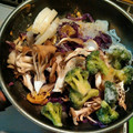 クックBNQ5PD☆'s cooksnap of when they made 鶏肉と厚揚げと野菜のピリ辛炒め.
