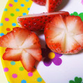 まきろん❤'s cooksnap of when they made いちごの切り方.
