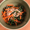 クックD4LCV2☆'s cooksnap of when they made 簡単‼ほうれん草とエノキの和え物.