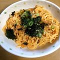 クックL3PHJX☆'s cooksnap of when they made うにくらげスパゲッティ.