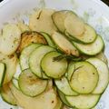 ねこつぐら's cooksnap of when they made ジャガ芋とズッキーニのローズマリー炒め.